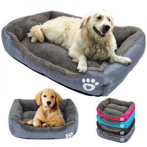 חיות בית מיטות  Cozy Large Dog Beds Warm Fleece Pet Sleeping Cushion Cat Puppy Kennel Sofa Mat